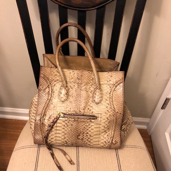 Celine Handbags - Celine phython phantom luggage Sold🎉